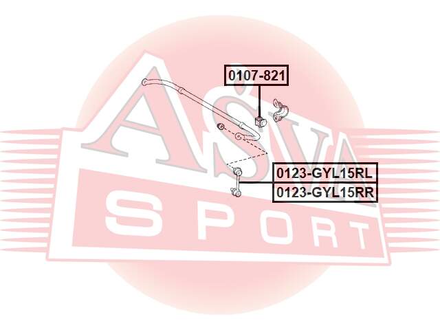 ВТУЛКА СТАБИЛИЗАТОРА ASVA 0107821