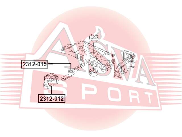 ОПОРА ДВИГАТЕЛЯ ASVA 2312012