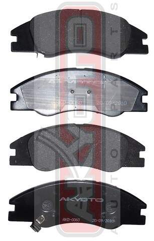 КОЛОДКИ ТОРМОЗНЫЕ ДИСКОВЫЕ ПЕРЕДНИЕ AKYOTO AKD0060