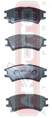 КОЛОДКИ ТОРМОЗНЫЕ ДИСКОВЫЕ ПЕРЕДНИЕ AKYOTO AKD0109