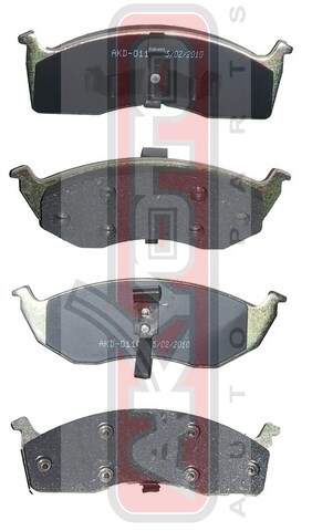 КОЛОДКИ ТОРМОЗНЫЕ ДИСКОВЫЕ ПЕРЕДНИЕ AKYOTO AKD0110