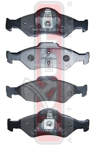 КОЛОДКИ ТОРМОЗНЫЕ ДИСКОВЫЕ ПЕРЕДНИЕ AKYOTO AKD0140