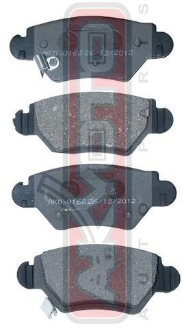 КОЛОДКИ ТОРМОЗНЫЕ ДИСКОВЫЕ ЗАДНИЕ AKYOTO AKD0162