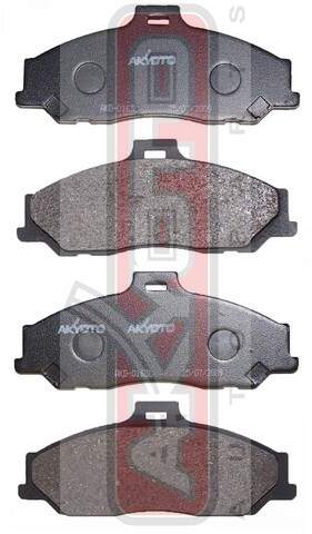 КОЛОДКИ ТОРМОЗНЫЕ ДИСКОВЫЕ ПЕРЕДНИЕ AKYOTO AKD0163