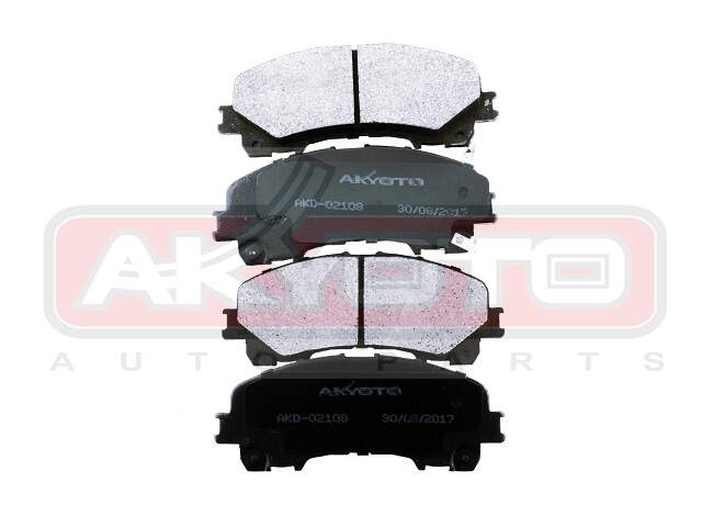 КОЛОДКИ ТОРМОЗНЫЕ ДИСКОВЫЕ ПЕРЕДНИЕ AKYOTO AKD02108