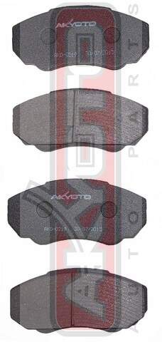 КОЛОДКИ ТОРМОЗНЫЕ ДИСКОВЫЕ ПЕРЕДНИЕ БЕЗ ДАТЧИКА AKYOTO AKD0219WK