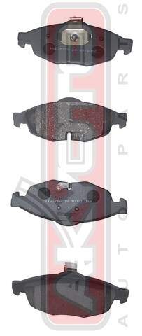 КОЛОДКИ ТОРМОЗНЫЕ ДИСКОВЫЕ ПЕРЕДНИЕ AKYOTO AKD0320