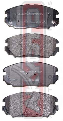 КОЛОДКИ ТОРМОЗНЫЕ ДИСКОВЫЕ ПЕРЕДНИЕ AKYOTO AKD03773