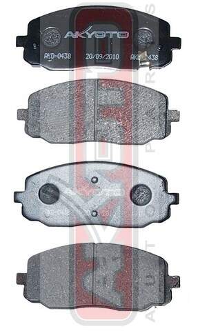 КОЛОДКИ ТОРМОЗНЫЕ ДИСКОВЫЕ ПЕРЕДНИЕ AKYOTO AKD0438