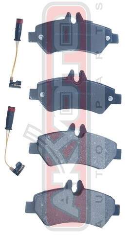 КОЛОДКИ ТОРМОЗНЫЕ ДИСКОВЫЕ ЗАДНИЕ С ДАТЧИКОМ AKYOTO AKD0697