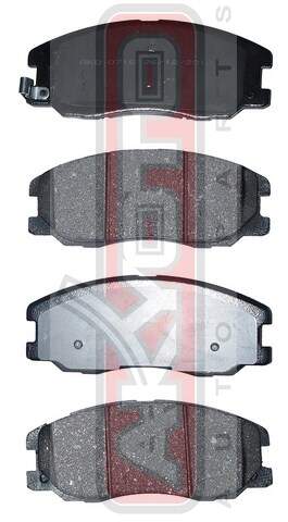 КОЛОДКИ ТОРМОЗНЫЕ ДИСКОВЫЕ ПЕРЕДНИЕ AKYOTO AKD0715