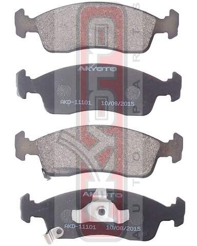 КОЛОДКИ ТОРМОЗНЫЕ ДИСКОВЫЕ ПЕРЕДНИЕ AKYOTO AKD11101