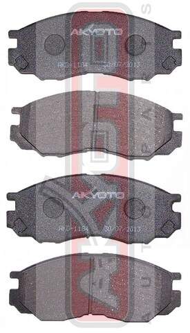 КОЛОДКИ ТОРМОЗНЫЕ ДИСКОВЫЕ ПЕРЕДНИЕ AKYOTO AKD1184