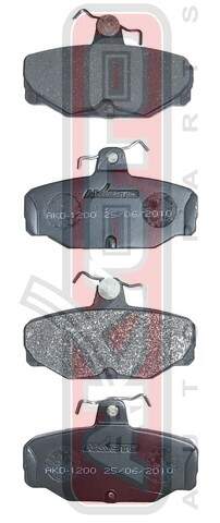 КОЛОДКИ ТОРМОЗНЫЕ ДИСКОВЫЕ ЗАДНИЕ AKYOTO AKD1200