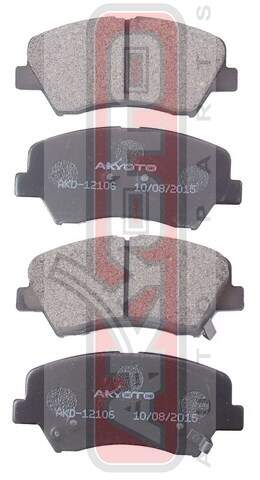 Колодки тормозные дисковые передние AKYOTO AKD12106