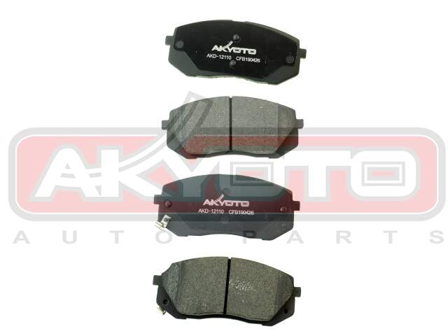 КОЛОДКИ ТОРМОЗНЫЕ ДИСКОВЫЕ ПЕРЕДНИЕ AKYOTO AKD12110