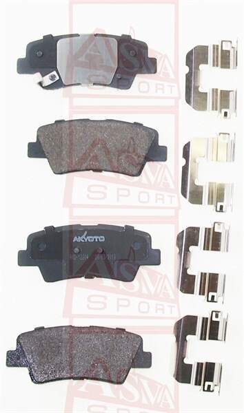 КОЛОДКИ ТОРМОЗНЫЕ AKYOTO AKD12204