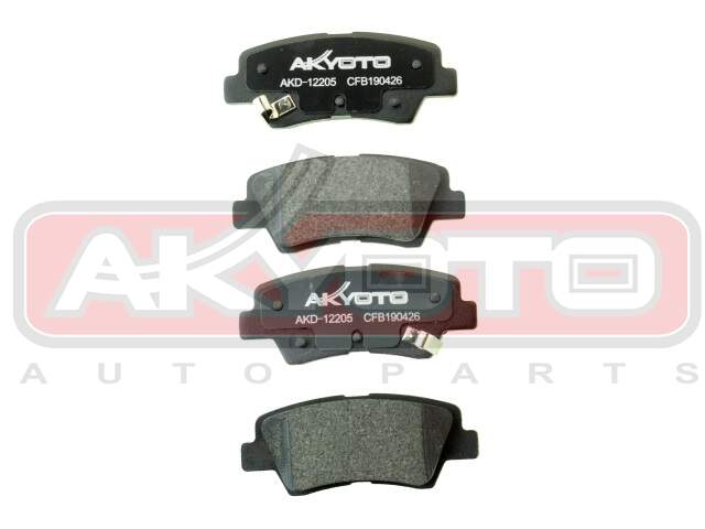 КОЛОДКИ ТОРМОЗНЫЕ ДИСКОВЫЕ ЗАДНИЕ AKYOTO AKD12205