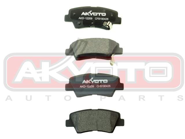 КОЛОДКИ ТОРМОЗНЫЕ ДИСКОВЫЕ ЗАДНИЕ AKYOTO AKD12209