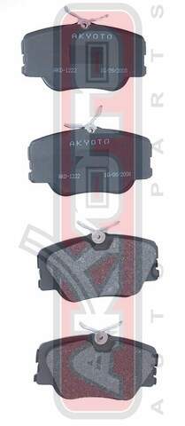 Колодки тормозные передние AKYOTO AKD1222