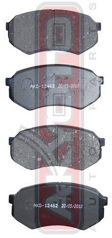 КОЛОДКИ ТОРМОЗНЫЕ ДИСКОВЫЕ ПЕРЕДНИЕ AKYOTO AKD12462
