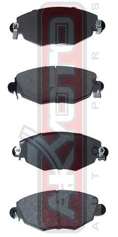 КОЛОДКИ ТОРМОЗНЫЕ ДИСКОВЫЕ ПЕРЕДНИЕ AKYOTO AKD1248