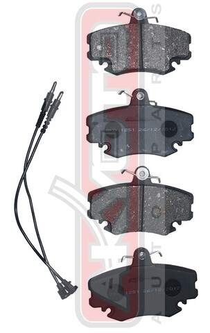 КОЛОДКИ ТОРМОЗНЫЕ ДИСКОВЫЕ ПЕРЕДНИЕ С ДАТЧИКОМ AKYOTO AKD1251