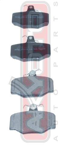 Колодки тормозные дисковые комплект 4 шт AKYOTO AKD1310