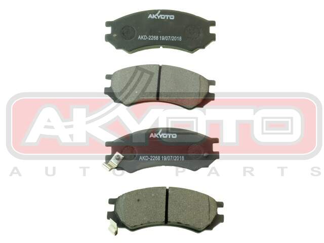 КОЛОДКИ ТОРМОЗНЫЕ ДИСКОВЫЕ ПЕРЕДНИЕ AKYOTO AKD2268