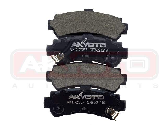 КОЛОДКИ ТОРМОЗНЫЕ ДИСКОВЫЕ ЗАДНИЕ AKYOTO AKD2357