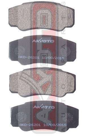 КОЛОДКИ ТОРМОЗНЫЕ ДИСКОВЫЕ ЗАДНИЕ AKYOTO AKD26201