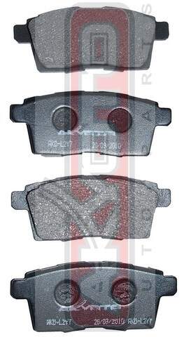 КОЛОДКИ ТОРМОЗНЫЕ ДИСКОВЫЕ ЗАДНИЕ AKYOTO AKD5814