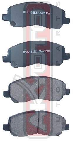 КОЛОДКИ ТОРМОЗНЫЕ ДИСКОВЫЕ ПЕРЕДНИЕ КЕРАМИЧЕСКИЕ AKYOTO AKDC1262