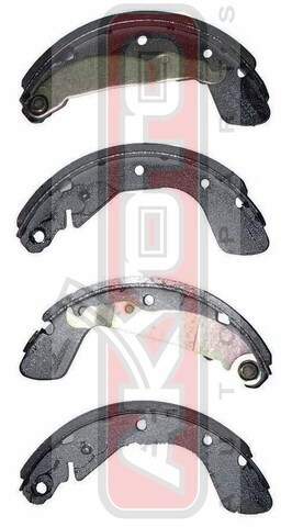 КОЛОДКИ ТОРМОЗНЫЕ БАРАБАННЫЕ ЗАДНИЕ AKYOTO AKS0533
